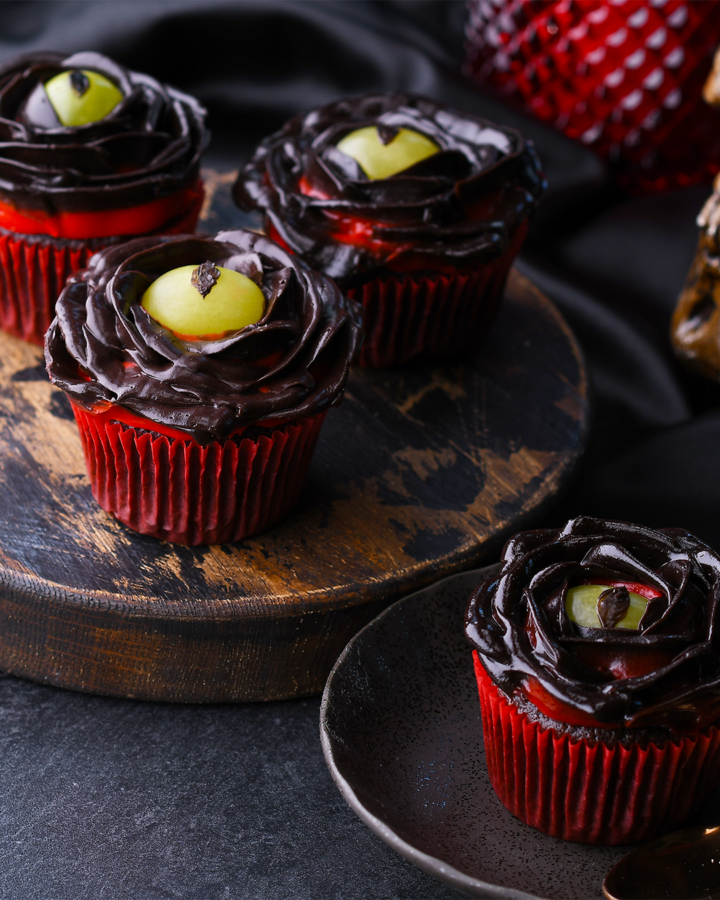 These cupcakes may be creepy, but they taste scary good!